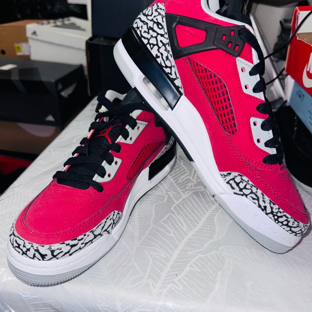 Nike Red and Black Sneakers